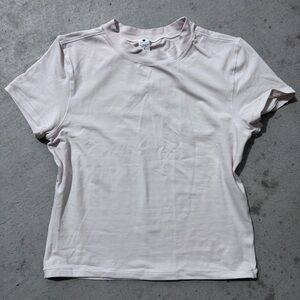 Yogalicious Cream Short Sleeve Tee